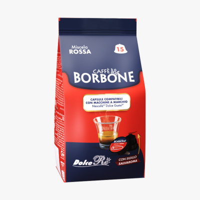 Dolce Gusto Borbone Rossa Conf Da 15 Cap